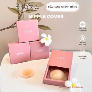 Dán Nhũ Hoa Tàng Hình Siêu Mỏng Không Lộ Viền Cao Cấp BRAZA