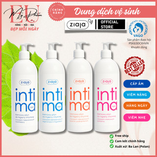Dung dịch vệ sinh phụ nữ ziaja intima 200ml , intima 500ml nội địa balan chính hãng