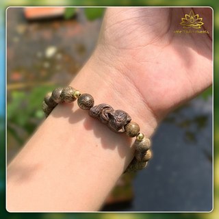 Vòng Trầm Hương MTH JEWELRY Tròn Đơn Tốc Việt Size 6/7/8/10/12 - Mix Charm Sánh - Mộc Trầm Hương