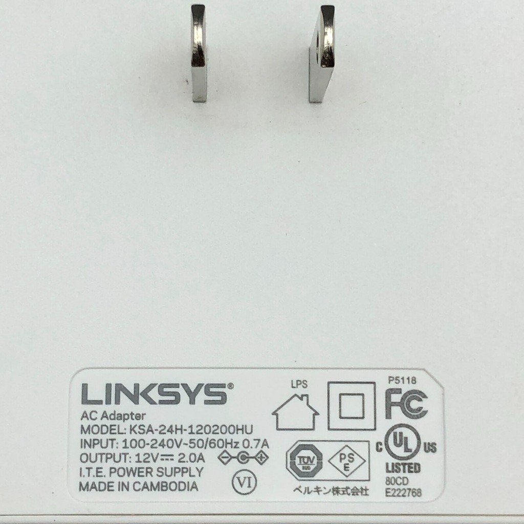 bộ nguồn 12v 2a cho wifi linksys - cisco chính hãng