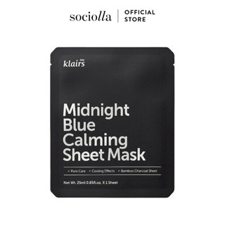 Mặt Nạ Giấy Dear Klairs Midnight Blue Calming Sheet Mask 25ml