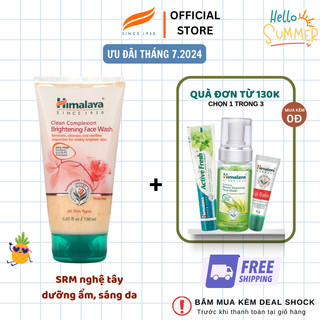 Sữa rửa mặt trắng da mịn màng Himalaya Clear Complexion Whitening Face Wash 150ml