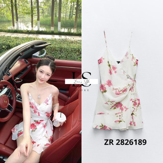 Váy mini phối ren vạt chéo TQXK mẫu mới 2024 thời trang hot girl thanh lịch sexy | Order