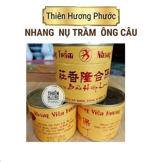 Nhang nụ trầm ông câu hộp tròn vàng
