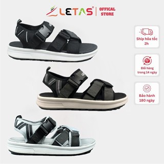  Giày Sandal Nam Nữ D724 Dép Quai Hậu Đi Học Sandal quai chéo Đế Bằng Tẩy Cao Su Letas 