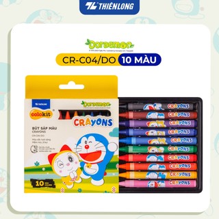Sáp 10 màu Colokit Doraemon CR-C04/DO