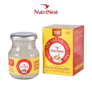 NutriNest - Nước Yến Sào Nguyên Chất Chưng Đường Phèn – hũ đơn 72g