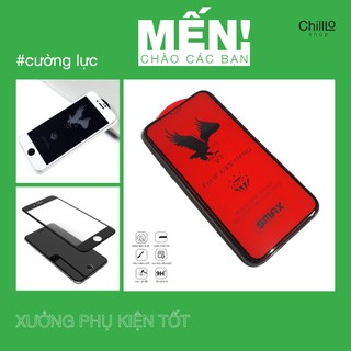 Kính Cường Lực Full Màn Hình iPhone - Miếng Dán Màn Hình Siêu Bền Dành Cho iPhone 6 đến 15 Pro Max