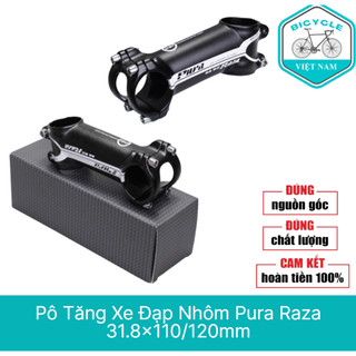 Pô tăng xe đạp nhôm pura raza 31.8x110/120mm - độ bền cao, trọng lượng nhẹ