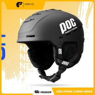 [Hỏa Tốc ] Nón Bảo Hiểm Xe Máy Cao Cấp POC P10 Đen Nhám_ Ốp Tai Tháo Rời [ Hàng Chính Hãng ]