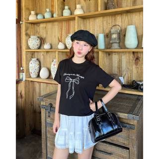 Áo thun babytee phối họa tiết THE C.I.U - Moonlight Baby Tee