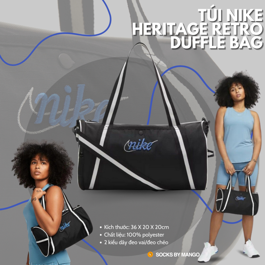 Túi trống NK Heritage Retro Duffle Bag