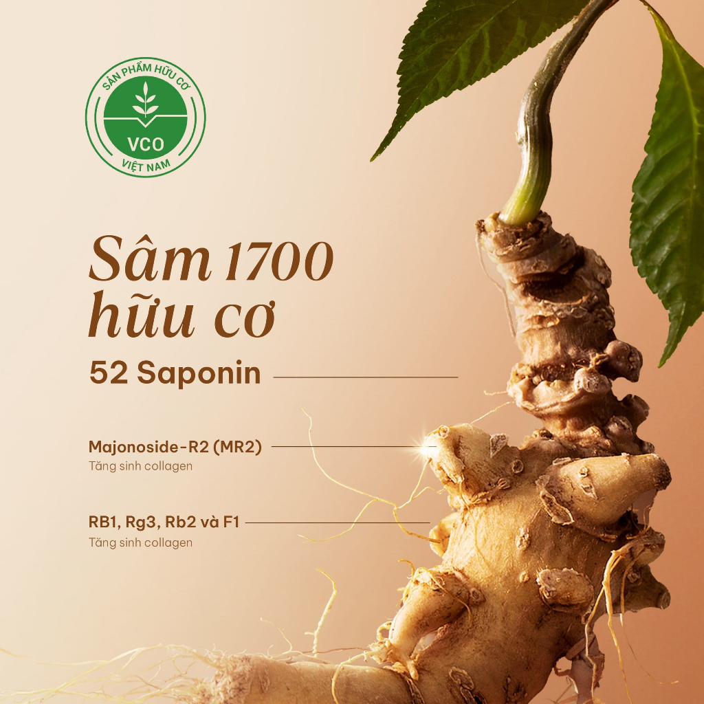 Kem dưỡng ẩm da mặt Sâm 1700 Ngừa Lão Hoá da Giúp Mờ Nếp Nhăn Và Đốm Nâu Cỏ Mềm 50g