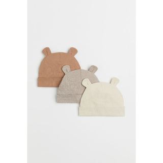 Set 3 mũ cotton bé trai bé gái H&M Auth
