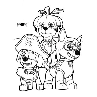 Bộ 50 Tranh tô màu CHÚ CHÓ CỨU HỘ cho bé tập tô sáng tạo . Luyện kỹ năng cầm bút. khổ A4 mã TM509