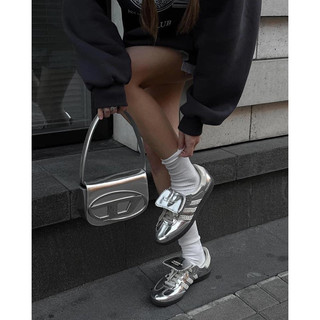 Giày thể thao Sneaker Samba bạc