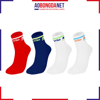 Tất Chống Trơn Wika 01, Tất Chống Trượt Tất Đá Bóng Thể Thao Co Giãn Dày Dặn Thoải Mái