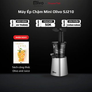 Máy Ép Chậm Mini OLIVO SJ210 - Ép Kiệt Bã 97% - Ép Rau Củ Quả - Làm Kem - Nhỏ Gọn - Dễ Vệ Sinh - Livo Making Life Easier