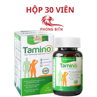 Tăng cân Tamino hàng chuẩn công ty hộp 30 viên, hỗ trợ ăn ngủ ngon