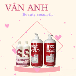 Cặp Gội xả tigi TRẮNG/ĐỎ Chống rụng tóc 750ml