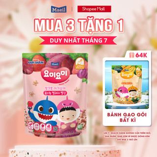 Bánh ăn dặm hữu cơ Hàn Quốc Maeil vị dâu tây và khoai lang Stage 2 12M