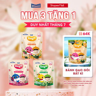 Combo 3 gói bánh gạo ăn dặm Maeil nhập khẩu Hàn Quốc dành cho bé từ 12M (nhiều vị)
