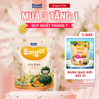 Bánh ăn dặm hữu cơ cho bé từ 7M MAEIL nhập khẩu Hàn Quốc cung cấp canxi, chất dinh dưỡng, tăng sức đề kháng