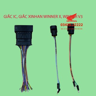Giắc ghim ic, giắc xi nhan winnerx, v2,v3,v4