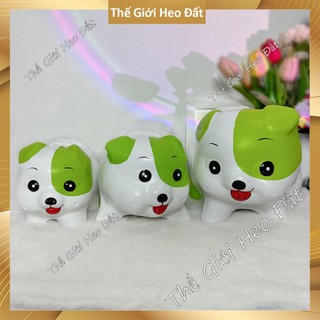  Ống heo đất tiết kiệm đẹp 2025 con lợn tiết kiệm size lỡ dài 23cm đại dài 28cm hình chó mèo cộp gấu kitty doremon 