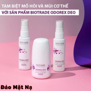 Lăn & Xịt khử mùi Biotrade Odorex Deo Roll On / Spray Lăn nách cho nam nữ ngăn mồ hôi