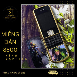 Miếng dán kính saphire nokia 8800 arte mẫu quan công