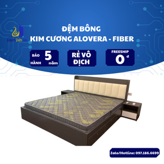 Đệm bông ép aloevera - fiber kim cương giá rẻ nhất sàn