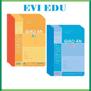 Lốc 5 quyển sổ giáo án kẻ ngang 200 trang A4 Klong 315 kích thước (210 x 297) mm