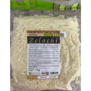 Phô Mai Bào Sợi Zelachi 1kg- Giao Bao Bì Ngẫu Nhiên