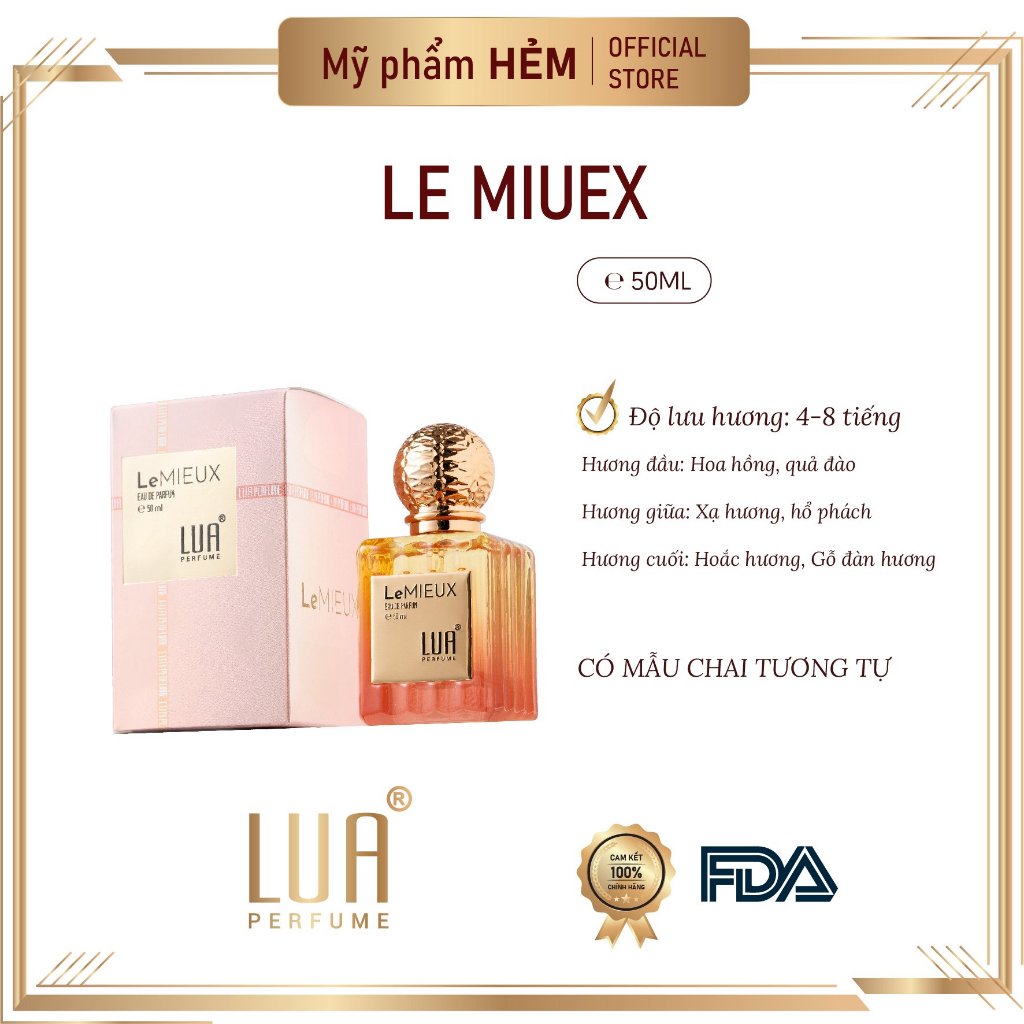 Nước Hoa Nữ LE MIEUX - LUA Perfume