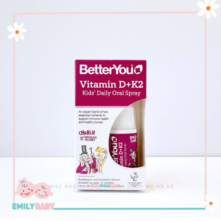 Vitamin d + k2 dạng xịt better you 15ml