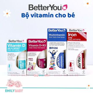 Vitamin D + K2 dạng xịt Better You 15ml