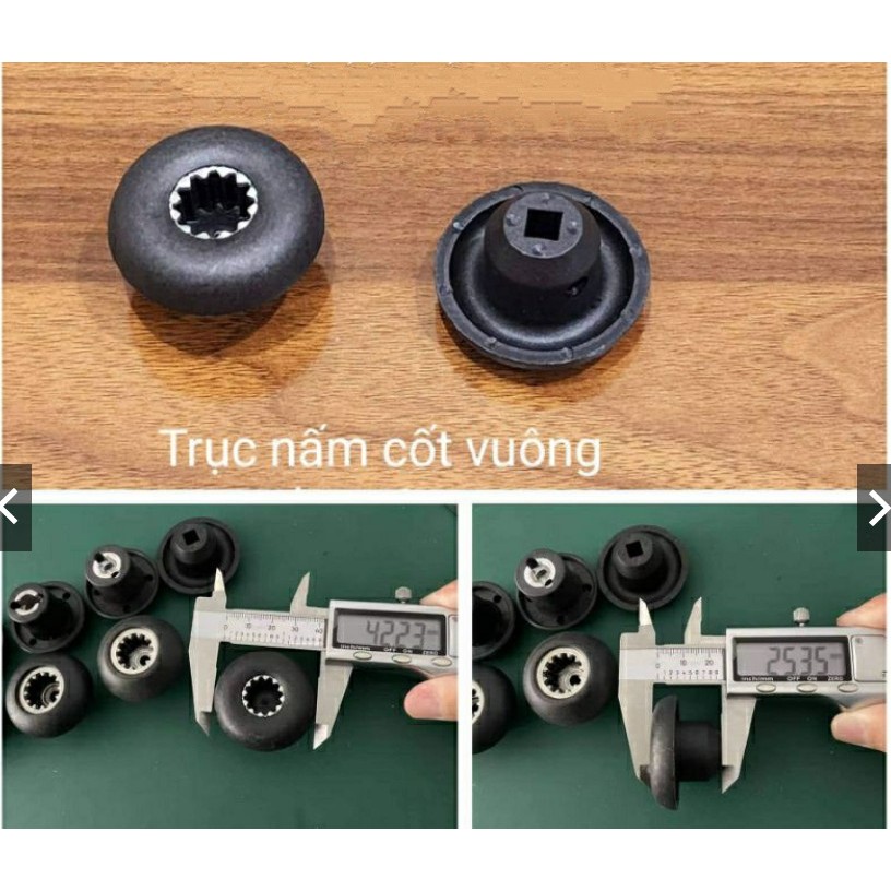 Đế máy ,Socket máy xay sinh tố công nghiệp JTC Omniblend V TM JTC 800A cốt vuông đường chéo 8mm