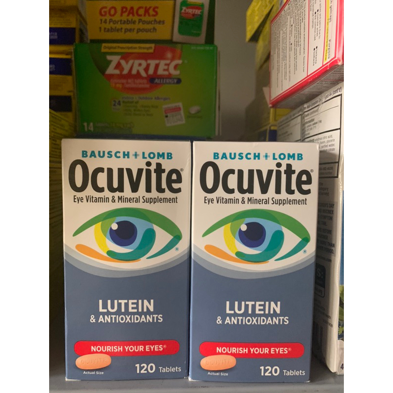 Viên Uống Bổ Mắt Ocuvite Lutein của Mỹ dành cho người dứơi 50 tuổi