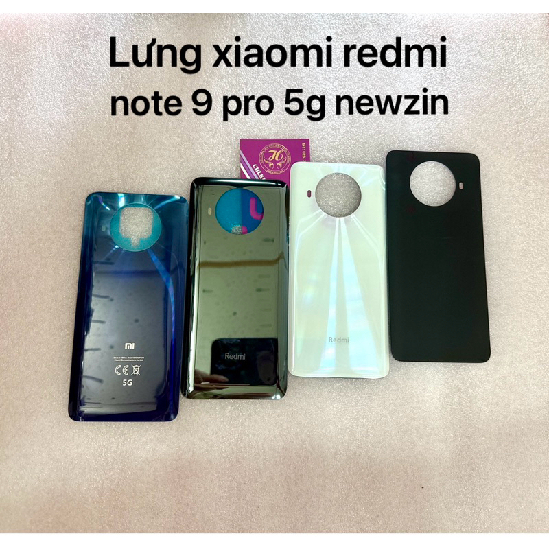 Nắp lưng sau xiaomi redmi note 9 pro 5g zin