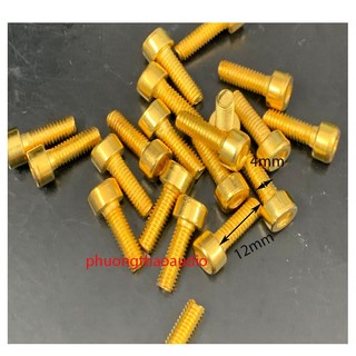 Set 5 chiếc vít lục giác m4x12mm