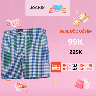  Quần short Boxer Kate nam Jockey in họa tiết form cải tiến - J1308