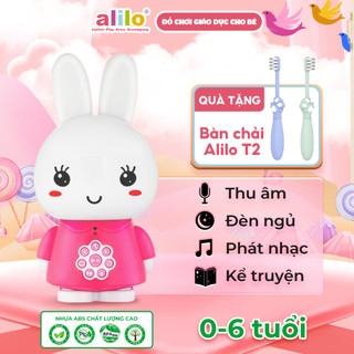 Đồ chơi âm nhạc giáo dục cho trẻ Alilo Honey Bunny G6 cho trẻ từ 0-4 tuổi, hỗ trợ học tiếng anh sớm - Hàng chính hãng