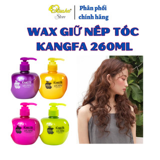 Gel wax nữ giữ nếp và tạo kiểu cho tóc uốn KANGFA , dạng gel mềm , hương trái cây diệu nhẹ , 260ml , 4 màu