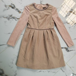 Đầm secondhand Nhật 1527 HIỆU XỊN chất rất đẹp có lót size S(N88cm E70cm D89cm) mới 99.9%