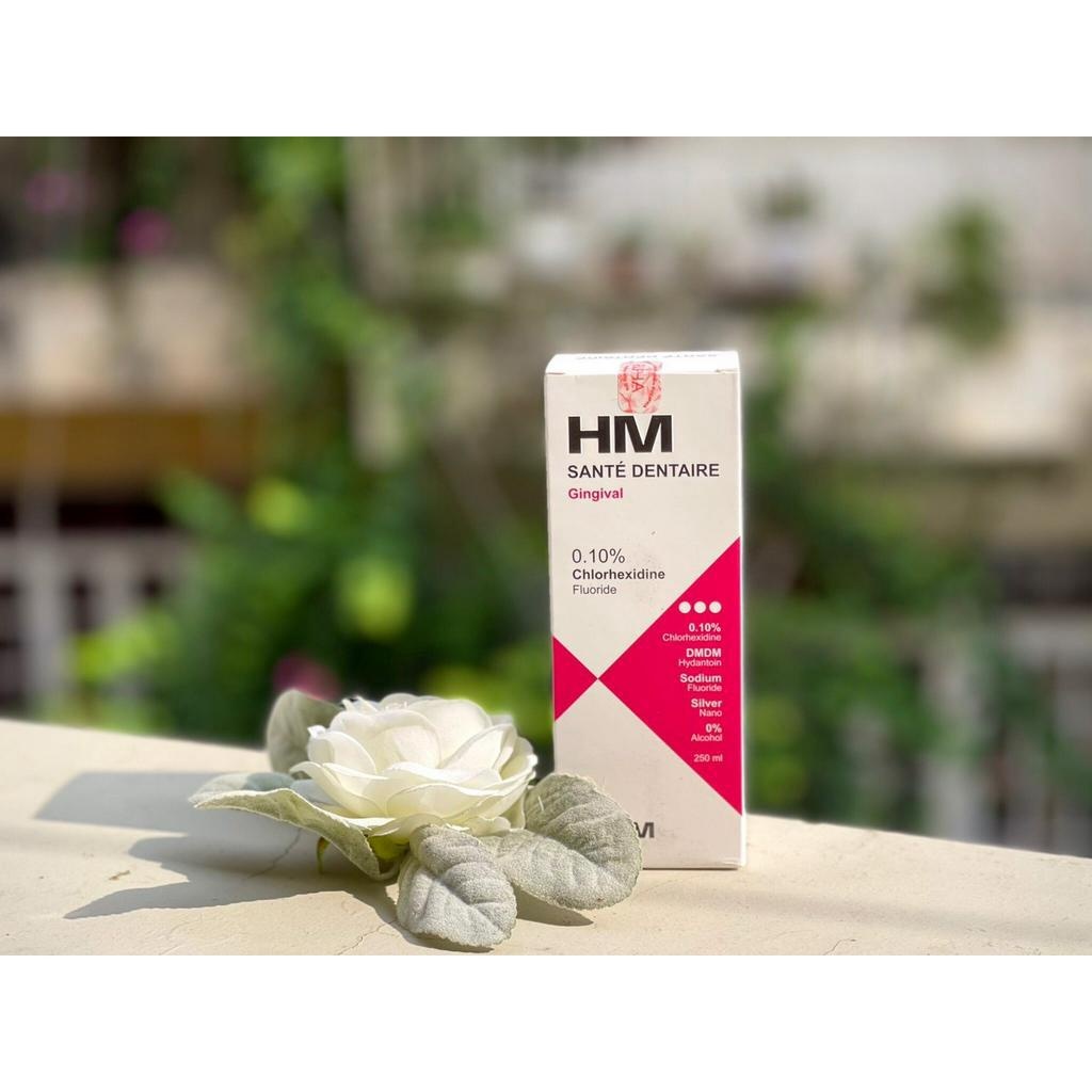 [CHÍNH HÃNG ] Nước súc miệng ngăn ngừa viêm nướu HM HM SANTÉ DENTAIRE Gingival 250ml