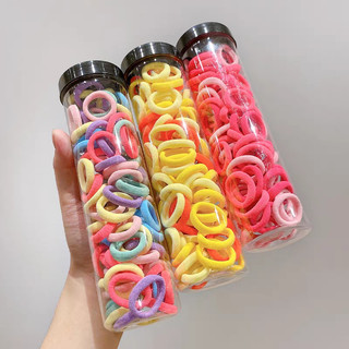 Combo 10 chiếc Chun tóc tròn co dãn nhiều màu dễ thương cho bé