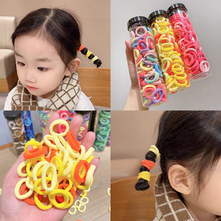 Combo 10 chiếc Chun tóc tròn co dãn nhiều màu dễ thương cho bé