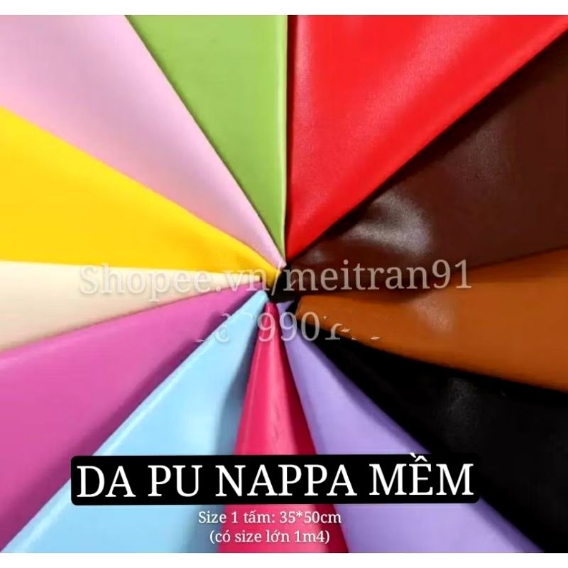 DA PU TRƠN MỀM NHIỀU MÀU (SIZE NHỎ)
