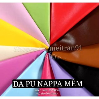 DA PU TRƠN MỀM NHIỀU MÀU (SIZE NHỎ)